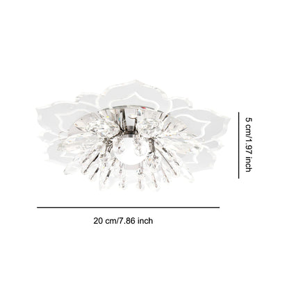 Spotlight led ceiling lamp embedded crystal downlight corridor lamp modern minimalist creative porch lamps