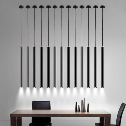 1 Pcs LED Restaurant Pendant Lights 3W Simple Cylindrical Pendant Lamps Nordic Bar Indoor Lighting Handlamp Luminaire