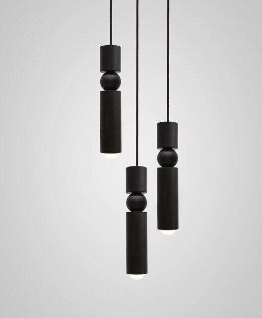 Modern Nordic Simple GU10 LED Hanging Lights Loft Single Head Pendant Lamps For Living Room Bedroom Bedside Art Restaurant Bar