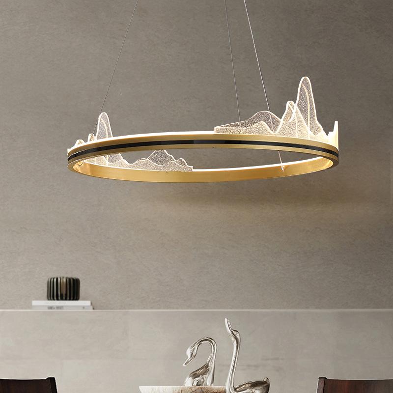 Nordic Personality Living Room Bedroom Chandelier Creative Hotel Lamps
