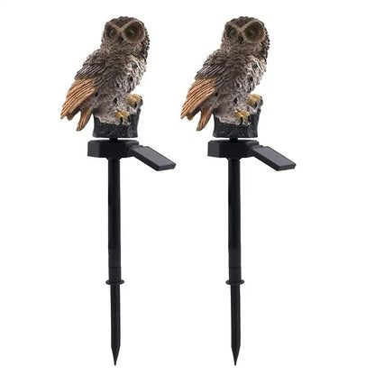 Led Solar Power Outdoor Garden Waterproof lighting Night Lights Owl Shape Energia Lamp Owl Stake Lawn Light decoration
