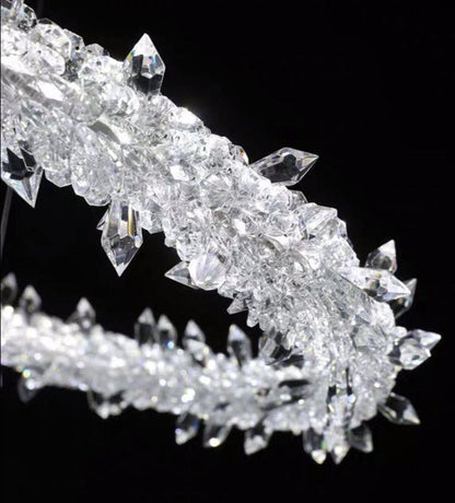 Crystal Chandelier Ring Creative Personality Lamp