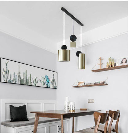 Simple Window Bedside Postmodern Style Ins Designer Restaurant Bar Creative Combination of Geometric Chandeliers