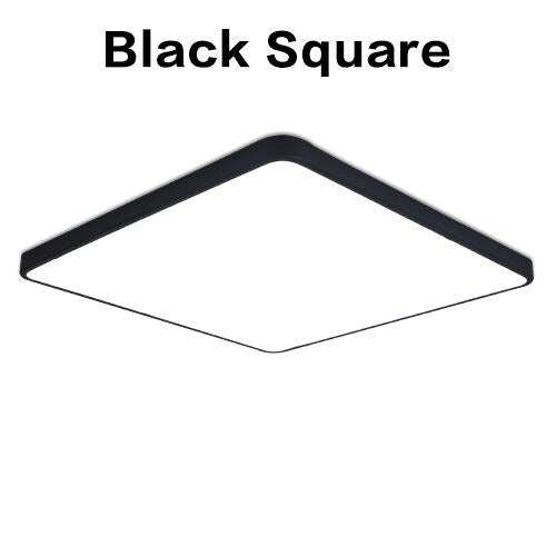 Ultra-Thin 5CM LED Modern Simple Ceiling Light Round Square Lamp For Living Room
