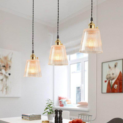 LED Brass Glass Pendant Lights E27 125mm Hanging Lamps Minimalist Personality Restaurant Bar Terrace Cafe Decorative Luminair