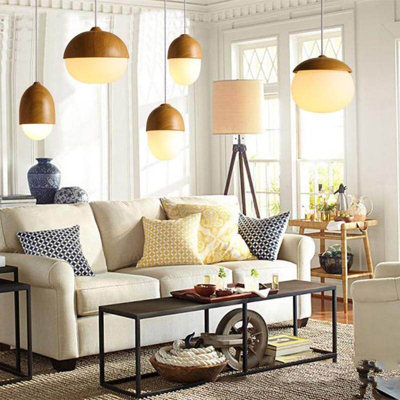 Nordic Modern Creative Decoration Hanging Lamp E27 LED Pendant Light For Kitchen Living Room Bedroom Study Aisle Book Store Cafe