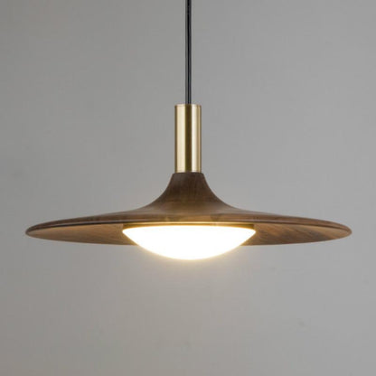 The Black Walnut Dining Room Bedroom Has A Simple Nordic Chandelier At The Head of The Bed