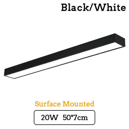 LED Modern Ceiling Light Lamp dimmable Surface Mount Rectangleindustrial wind Lighting Fixture Bedroom Living Room Office lights
