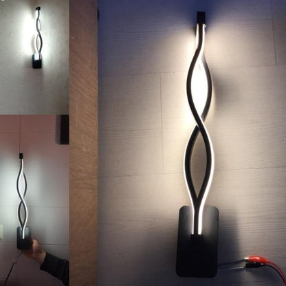 Modern Minimalist Wall Lamps Living Room Bedroom Bedside 16W LED Sconce black white Lamp Aisle Lighting decoration