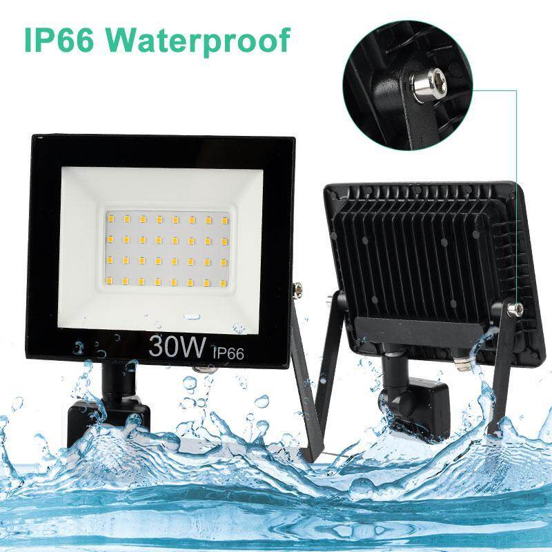 10W 20W 30W 50W 100W LED Floodlight Waterproof PIR Motion Sensor Floodlight Outdoor Wall Lamp Flood Light Spotlight