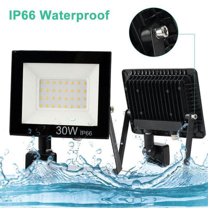 10W 20W 30W 50W 100W LED Floodlight Waterproof PIR Motion Sensor Floodlight Outdoor Wall Lamp Flood Light Spotlight