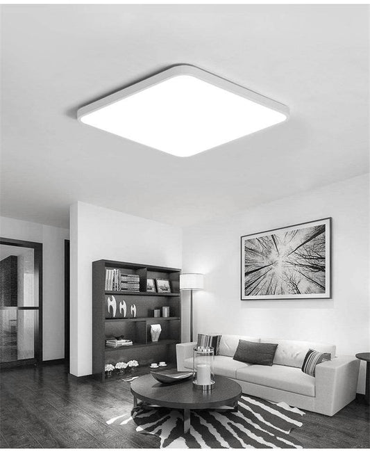 Ultra-thin Square LED Ceiling Lamp Kitchen Light Fixtures Living Room Surface Mount