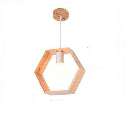 Minimalist Solid Wood Pendant Lights E27 LED Single Head Hanging Lamp For Living Room Bedroom Study Bathroom Restaurant Hotel