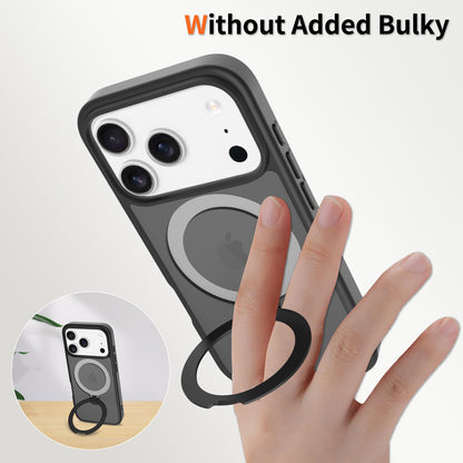 Sandblasted Magnetic 2-in-1 Phone Case for iPhone 17 Pro Max 15mm Stand Compatible Protective Cover