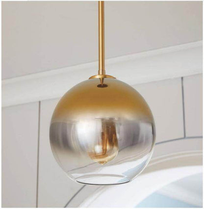 Loft Modern Pendant Light Silver Gold Glass Ball Hanging Lamp Hanglamp Kitchen Light Fixture Dining Living Room Luminaire
