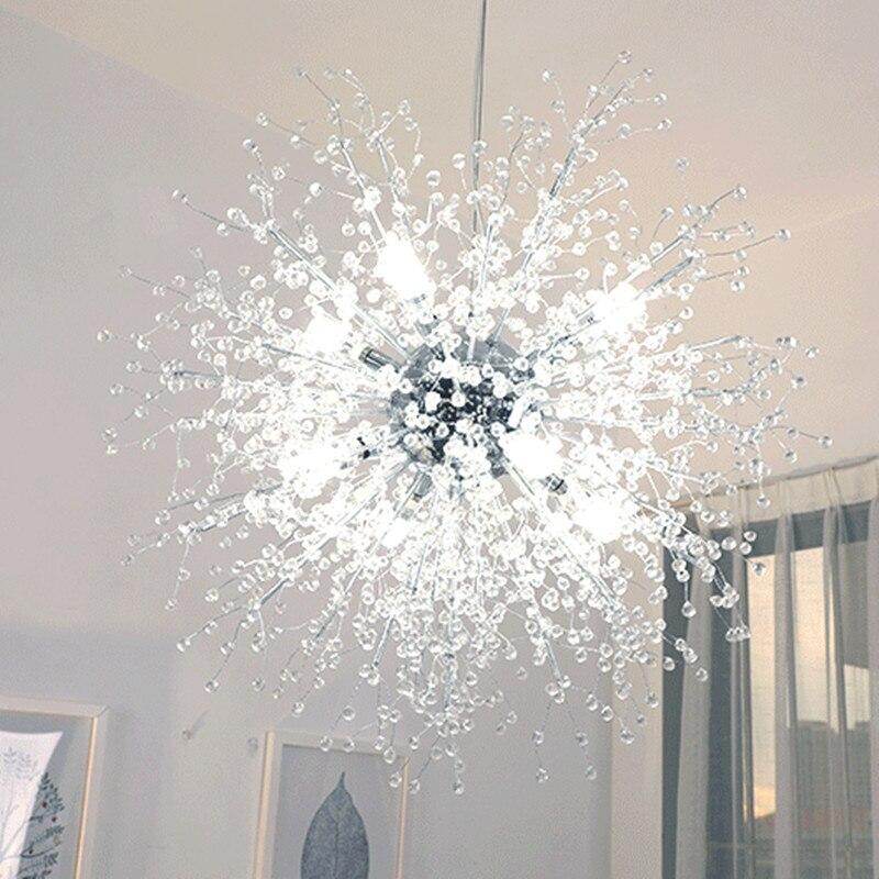 Nordic Industrial G4 Chrome Pendant Lamp Suspension Luminaire Hanging Lamp Fof LOFT Decor Light Fixtures Lustre