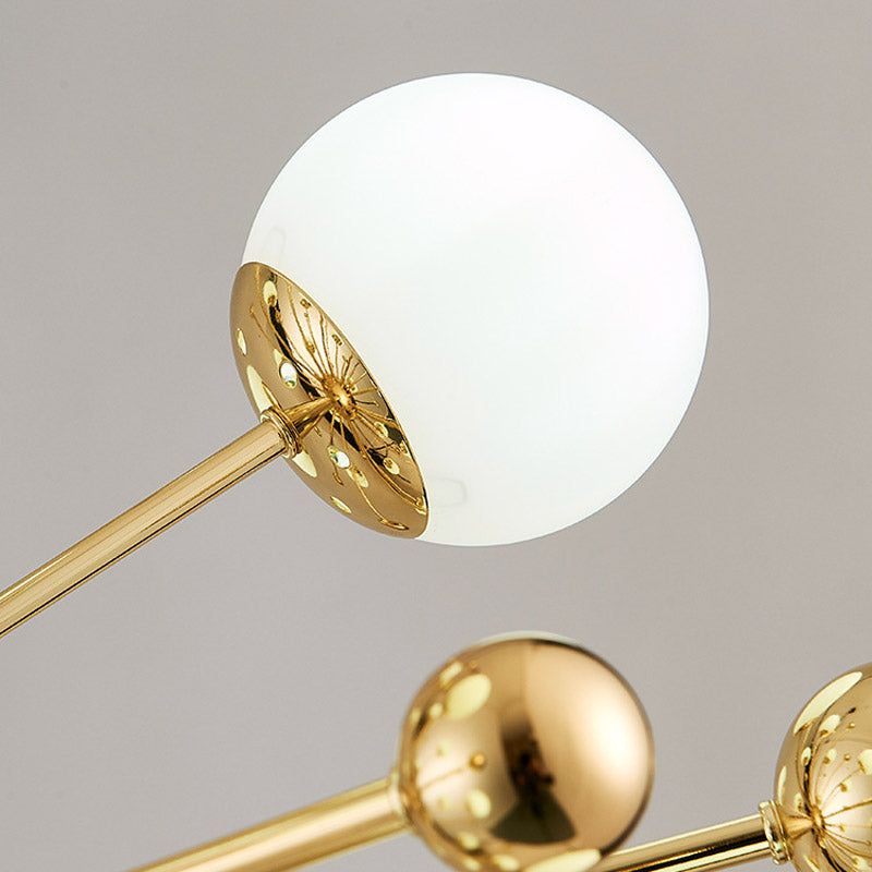 LED Glass Pendant Light for Dining Room Bedroom Living Room Modern Gold Hanging Lamp Indoor Lighting