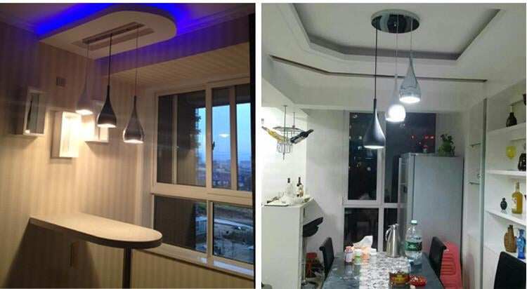 Modern Simple Pendant Lights Minimalist LED Hanging Lamp