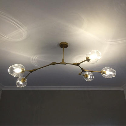 Modern Glass Pendant Light Nordic Dining Room Kitchen Light Designer Hanging Lamps Avize Lustre Lighting