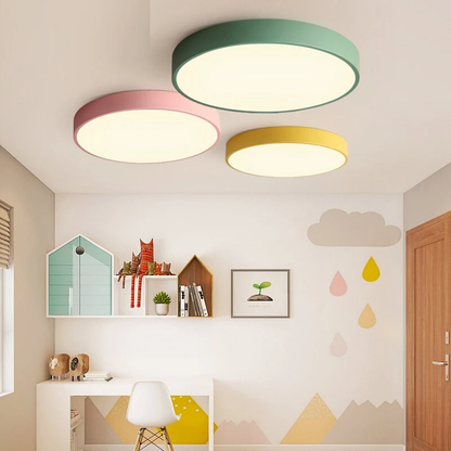 Led Ceiling Light Bedroom Modern Panel Lamp Lighting Fixture Living Room Ceiling Lamp Kitchen Surface Mount Flush Remote Control