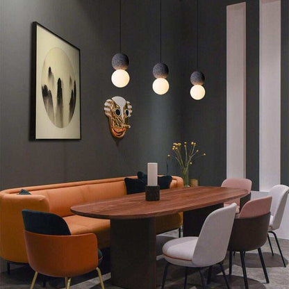 Nordic Cement Hanging Lamp Modern Simplicity Pendant Lamp LED G9 For Cafe Living Room Bedroom Bedside Bar Pendant Lights