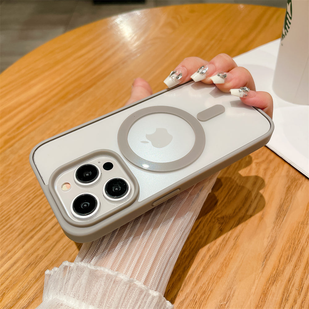 Luxury Shockproof For Magsafe Wireless Charge Case for iPhone 17 16 15 14 13 12 11 Pro Max XR Air Clear Magnetic Bumper Cover