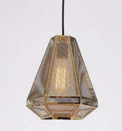 Post Modern Pendant Light Stainless Steel Diamond Shape Kitchen Hanging Lamp Loft Hanglamp Living Room Pendant Lamp Decor