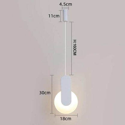 Modern Led Pendant Lights For Dinning Room Bedside Bar Home Deco Pendant Lamp Fixtures White/Black Color