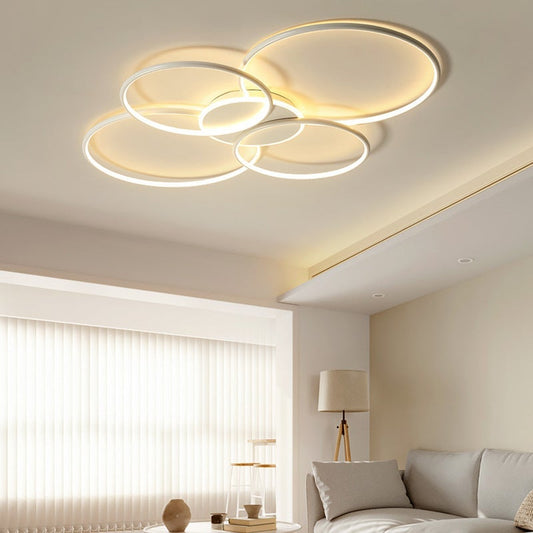 Living Room Main Lamp Atmospheric Hall Lamp Minimalist Circular Ring Indoor Lamp Ceiling Lamp