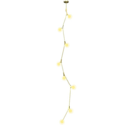 Stair Long Chandelier Modern Simple Personalized Creative Lamp