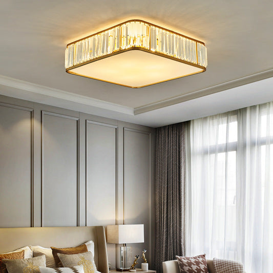 Simple Modern Crystal Lamp Atmosphere Dining Room Bedroom Crystal Ceiling Lamp