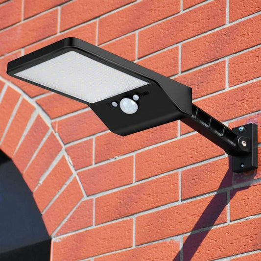 56LED Solar Motion Sensor Wall Light Outdoor Street Lamp with Remote Control Waterproof Garden Street Lamp Adjustable Brightness