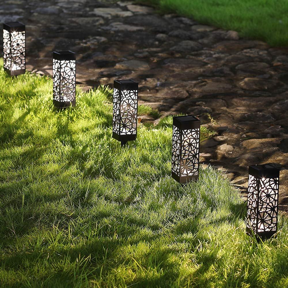 8 Pcs Solar Powered LED Garden Lights, Automatic Led for Patio, Yard and Garden