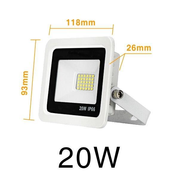 Outdoor LED Floodlight ACCold Warm White 10W 20W 30W 40W 50W IP66 Waterproof Spotlight Wall Lamp Square Hightway Lighting