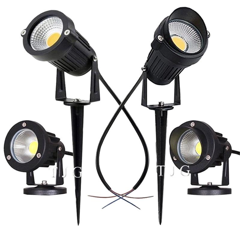 LED COB Garden lighting 3W 5W 10W Outdoor Spike Lawn Lamp Waterproof Lighting Led Light Garden Path Spotlights