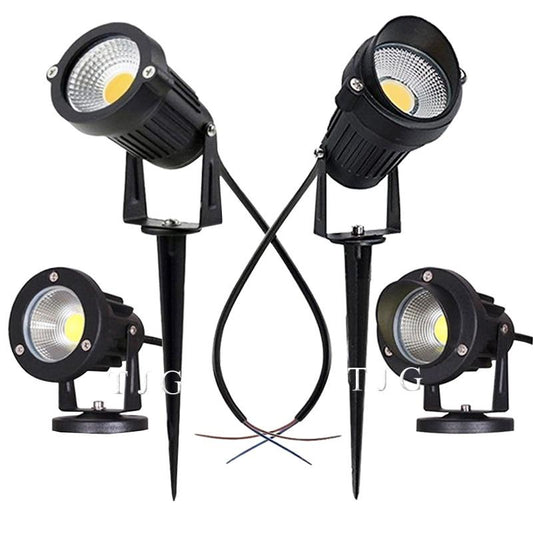 LED COB Garden lighting 3W 5W 10W Outdoor Spike Lawn Lamp Waterproof Lighting Led Light Garden Path Spotlights