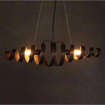 Spiral Spring Industrial Hanging Lamp Bar Retro Vintage Pendant Light Hanglamp Loft Kitchen Ceiling Hanging Light Fixture