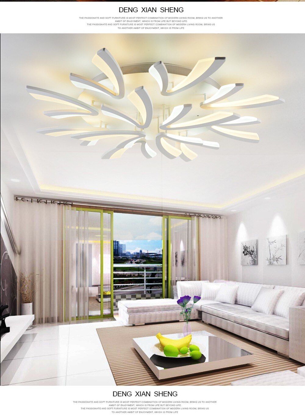 LED Nordic Dimmable Acrylic Alloy LED Lamp.LED Light.Ceiling Lights.LED Ceiling Light.Ceiling Lamp For Bedroom Dinning Room