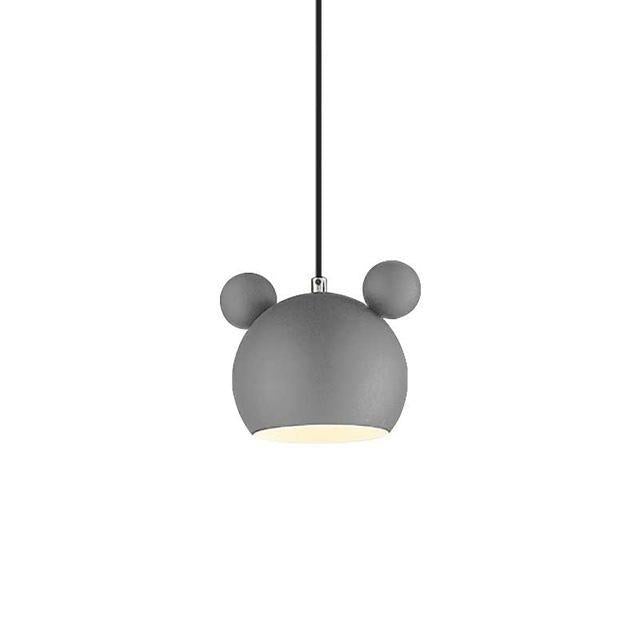 Pendant Lights Nordic Macaron Wrought Iron Personality Cute Lighting Cartoon Corridor Bedroom Children's Bedside Lights