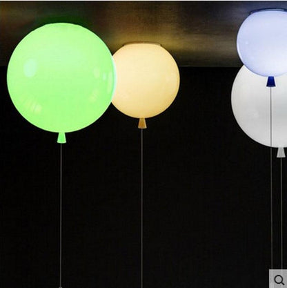 Dia 25cm 6 Colors Balloon Acrylic Pendant Light fixture home deco Bedroom Children Room E27 Energy-saving Lamps  Pendant Lamp