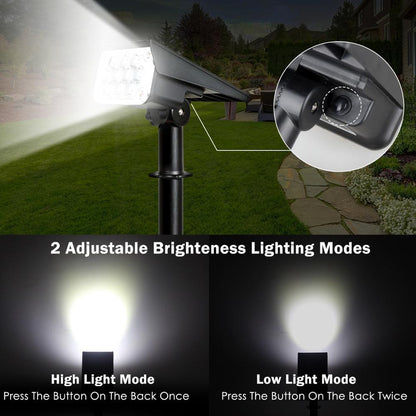 T-SUN 20LED Adjustable Solar Spotlight Solar Garden Light IP65 Super Bright Landscape Wall Light Outdoor Light 6000k Solar Lamp