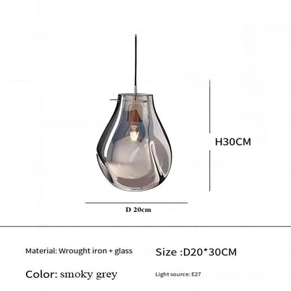 Nordic Pocket Glass Chandelier Table Dining Kitchen Island Pendant Lights Decor Lighting Suspension Design