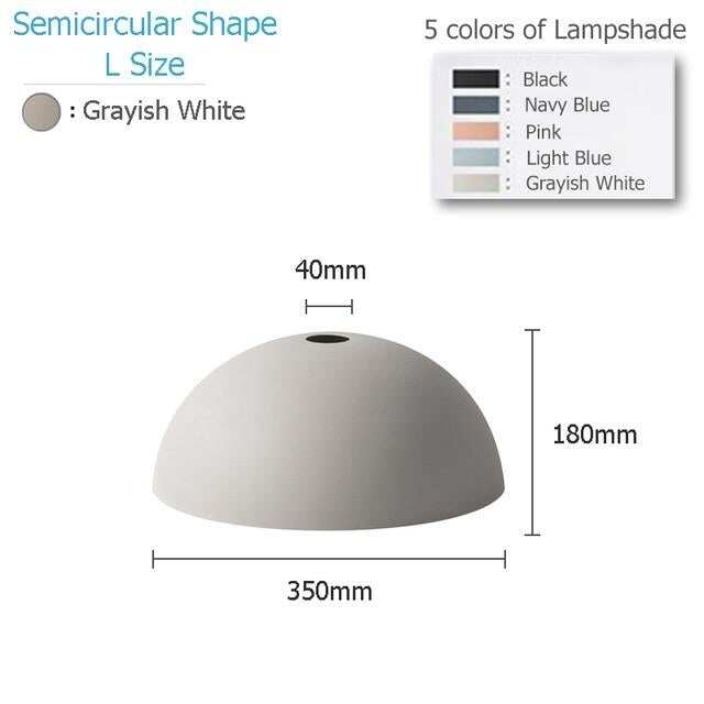 Nordic Loft Simple Pendant Lights E27 LED Modern Creative Hanging Lamp Design DIY For Bedroom Living Room Kitchen Restaurant