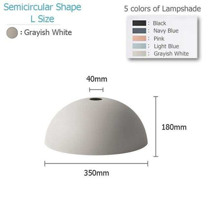 Nordic Loft Simple Pendant Lights E27 LED Modern Creative Hanging Lamp Design DIY For Bedroom Living Room Kitchen Restaurant