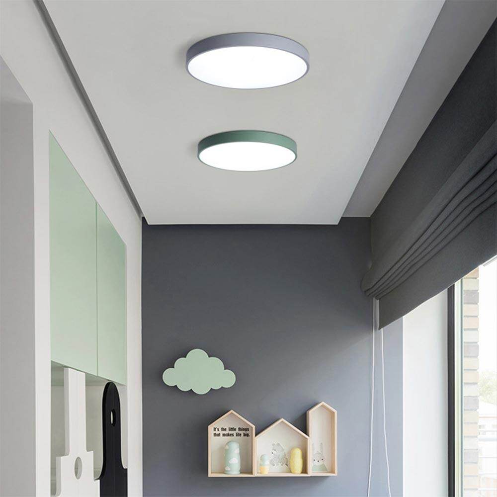 LED Simple Ceiling Lights 5CM Bedroom Study Room Remote Lamp Modern Plafonnier Led Lighting Home Indoor Decoration Plafondlamp