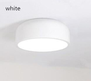 LED E27 Round Modern Ceiling Lamp Fixture Nordic Home Office Living Room Bedroom Aluminium Ceiling Lighting