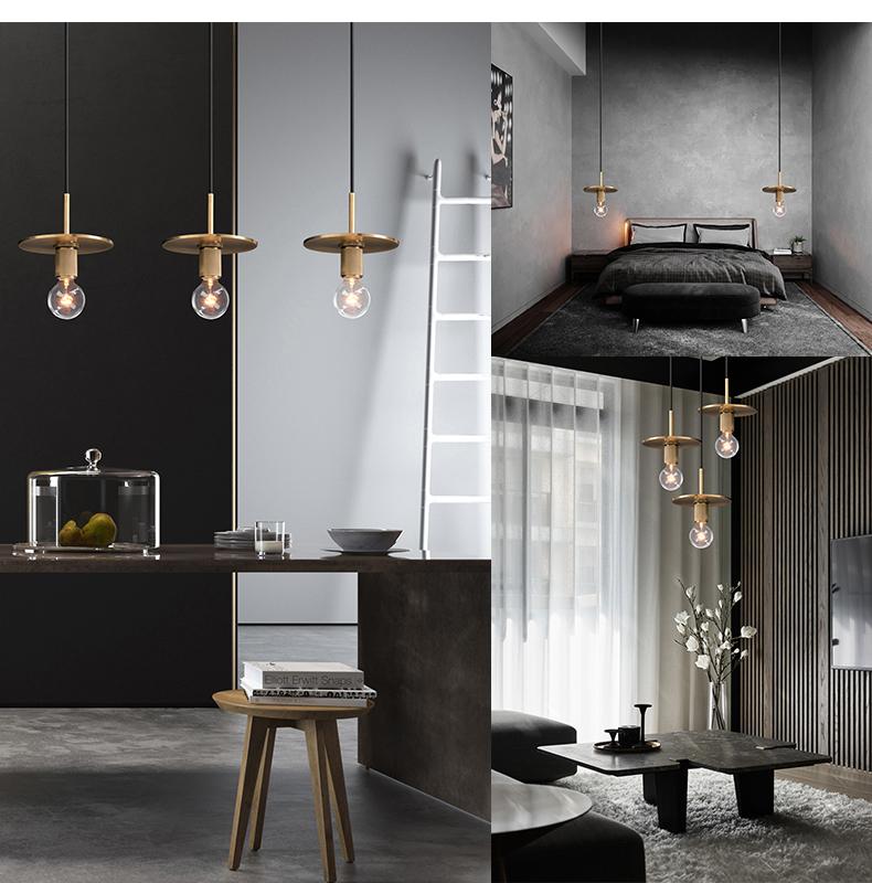 Luxury Nordic Simple Creative Personality Bedroom Bedside Chandelier