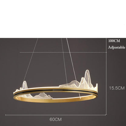 Nordic Personality Living Room Bedroom Chandelier Creative Hotel Lamps