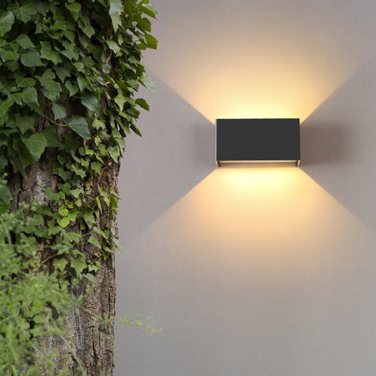 Nordic Modern Wall Light 12W 24W IP65 Waterproof LED Lamps Indoor Outdoor Wall Porch Bedroom Wall Lamp