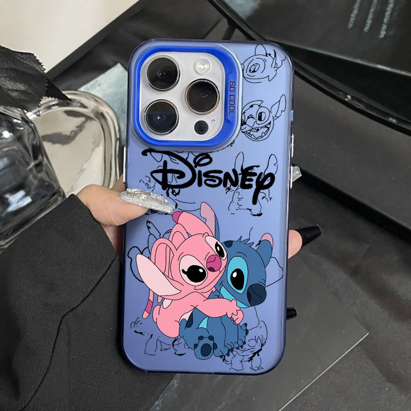 Cute Stitch Creative  Phone Case For iPhone 16 15 14 13 12 11 Pro XS MAX 7 XR 8 7 Plus Clear Cover Fundas